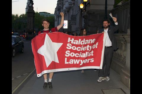 Haldane Society legal walkers 2016